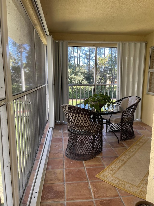 sunroom with a wealth of natural light