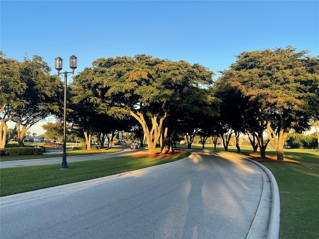 view of road