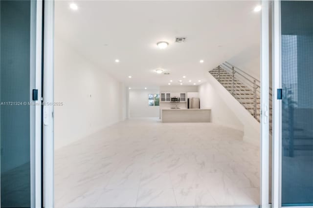 view of unfurnished living room