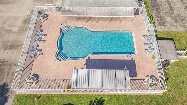 view of pool