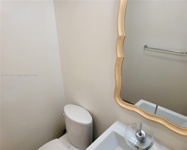 bathroom with toilet