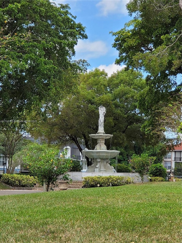 surrounding community with a lawn