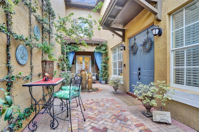 view of patio / terrace with french doors