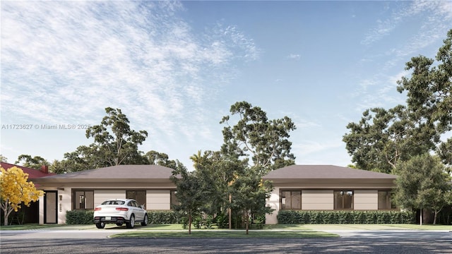 view of ranch-style home