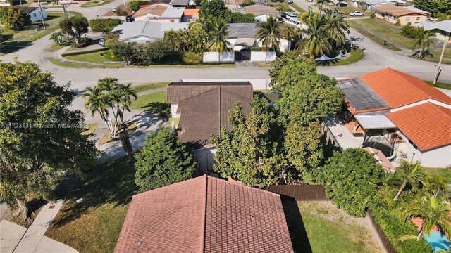 5205 SW 102nd Pl, Miami, FL 33165 - drone / aerial view featuring a residential view