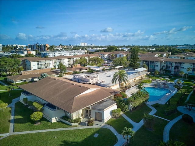 drone / aerial view
