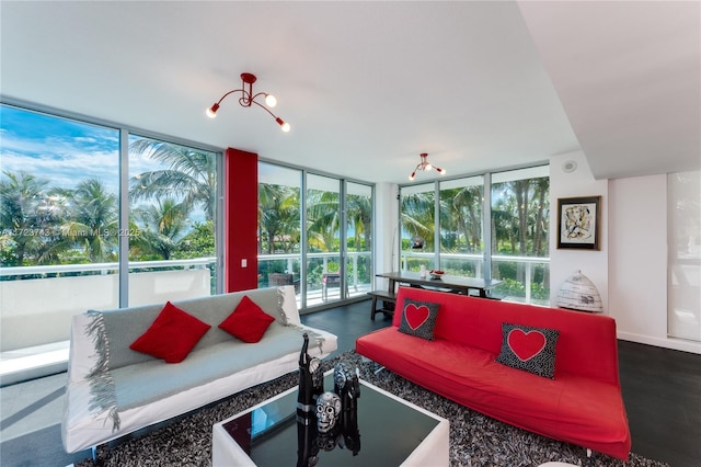 sunroom / solarium with a wealth of natural light