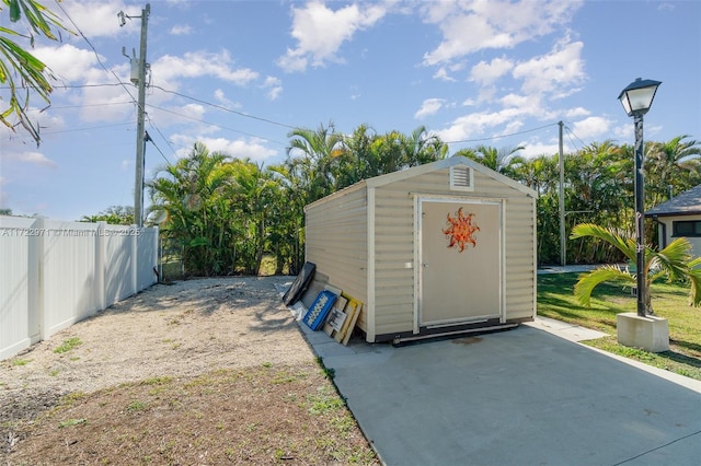 view of outbuilding