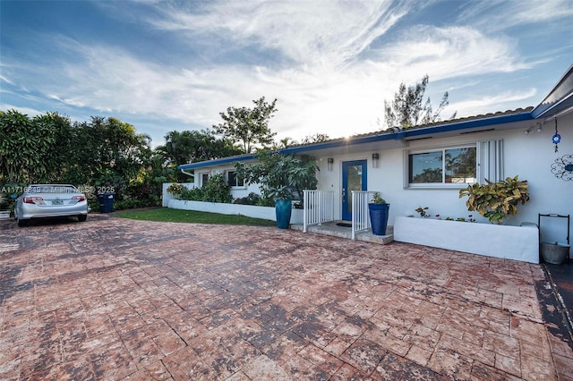 view of ranch-style home