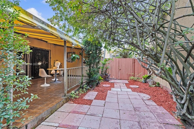 view of patio