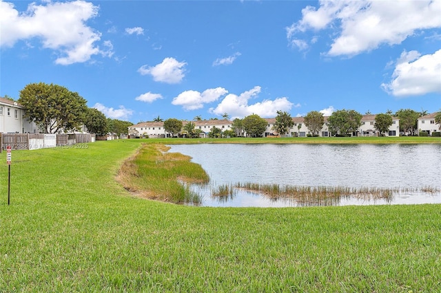 property view of water