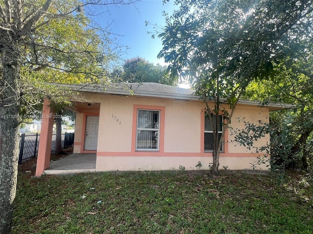 back of house featuring a patio