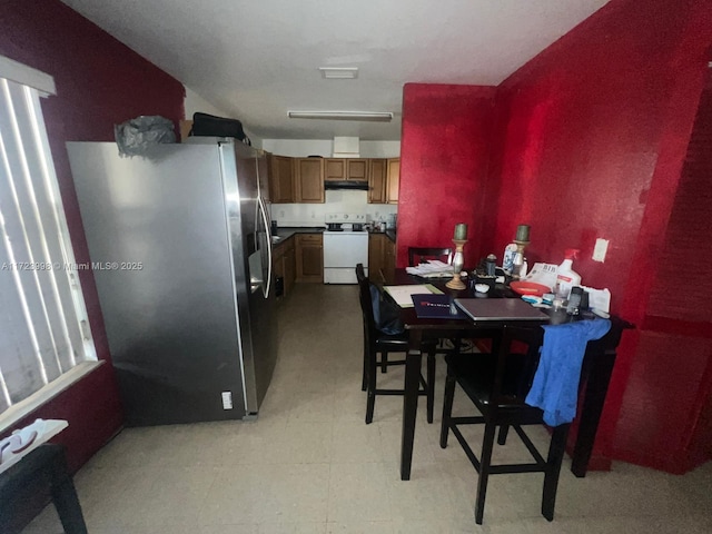 view of dining room