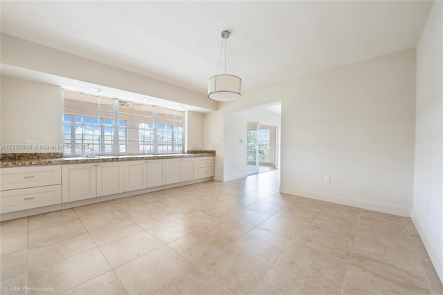 view of tiled empty room