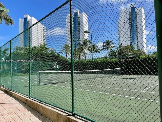 view of sport court