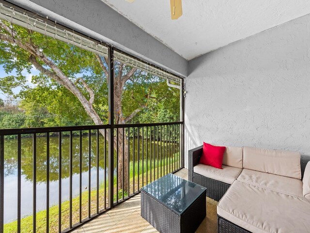 3868 N Carambola Cir N Unit 2961, Coconut Creek, FL 33066 - balcony with an outdoor living space