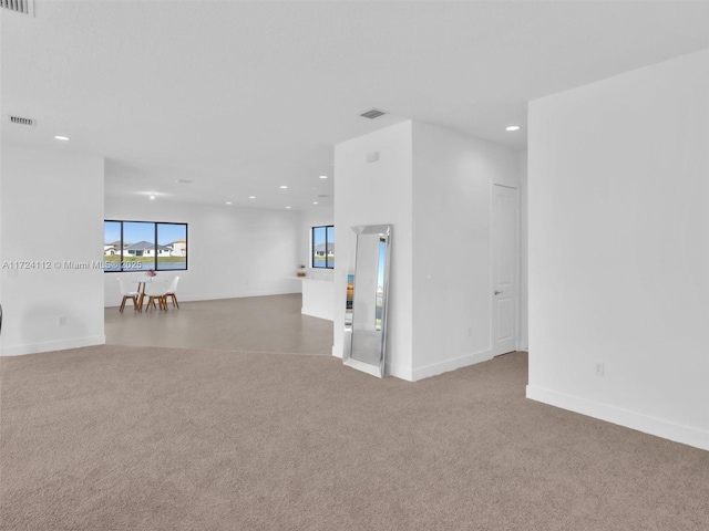 empty room featuring carpet flooring