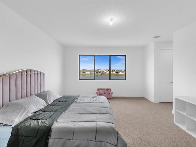 bedroom with carpet flooring