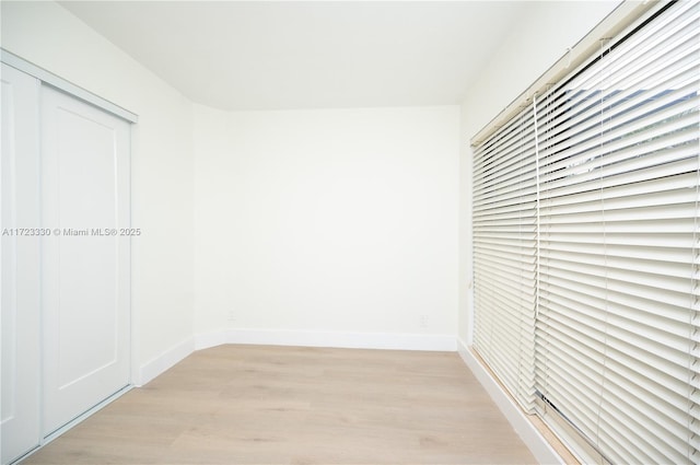 hall featuring light hardwood / wood-style flooring