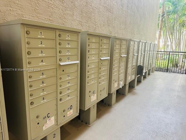 view of property's community with mail boxes