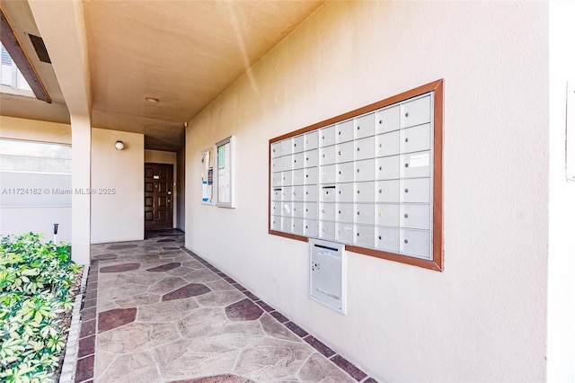 exterior space with mail boxes