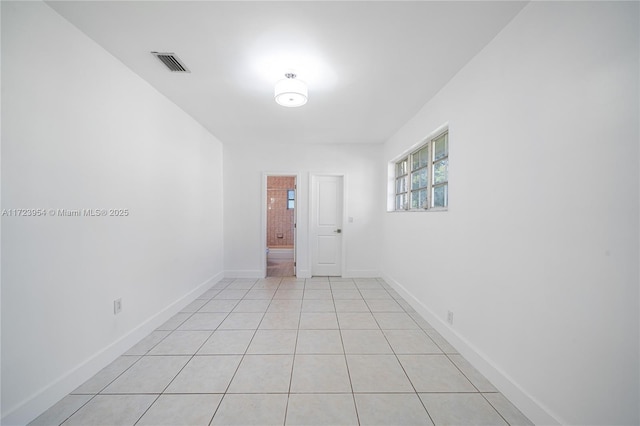 view of tiled empty room