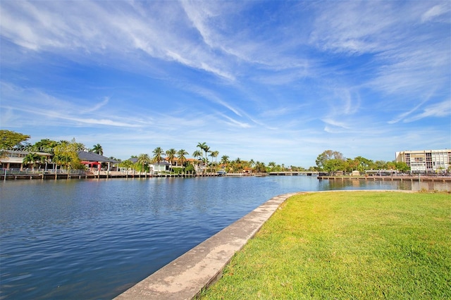 property view of water