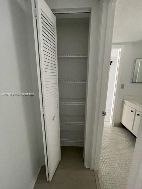 view of closet