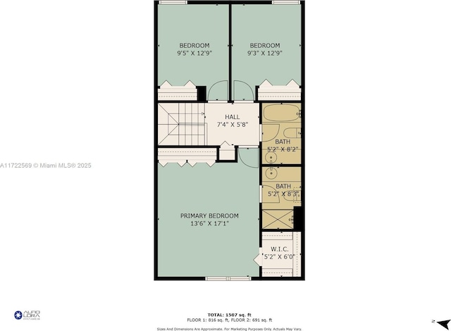 20291 NE 30th Ave Unit 108, Aventura, FL 33180 - floor plan