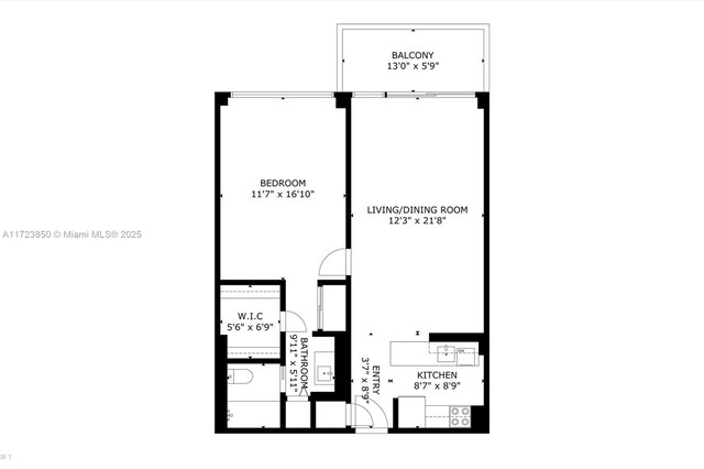 2450 NE 135th St Unit 406, North Miami, FL 33181 - view of home floor plan