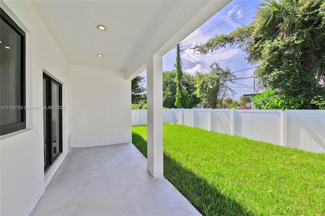 view of patio