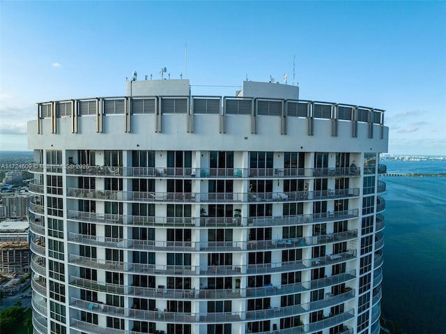 view of property featuring a water view