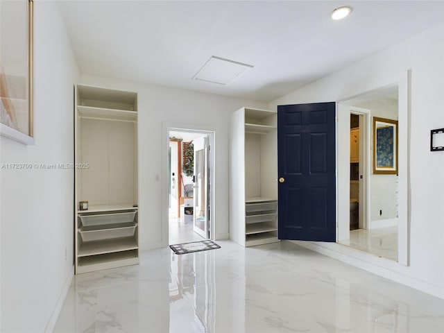 interior space with ensuite bathroom