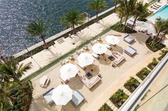 2900 NE 7th Ave Unit 3509, Miami, FL 33137 - drone / aerial view of a pool