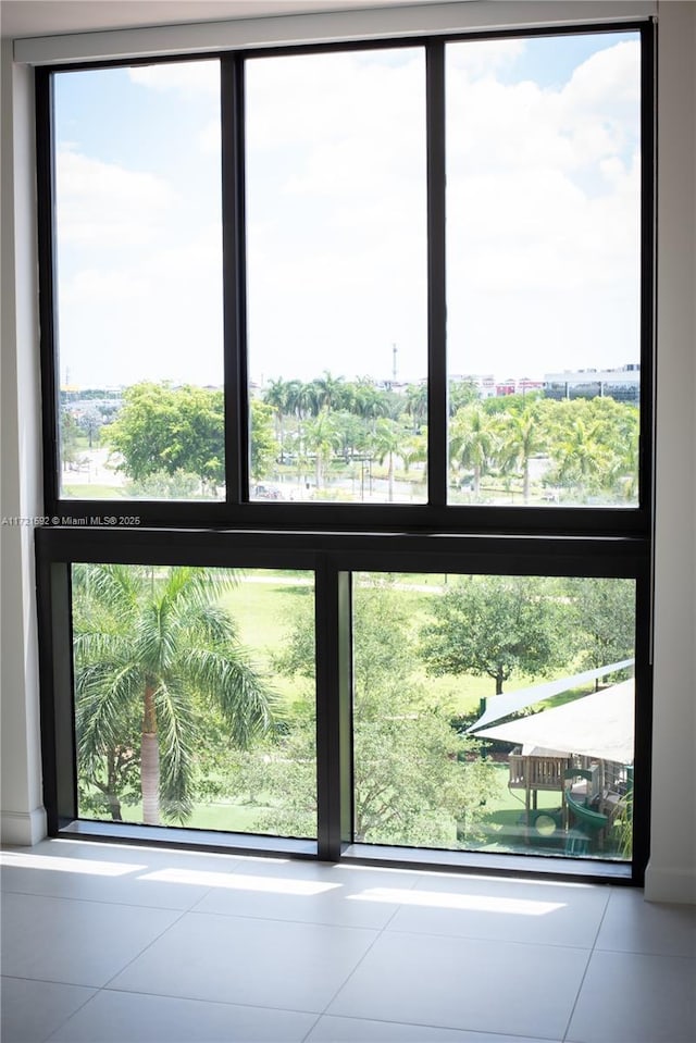 view of room details