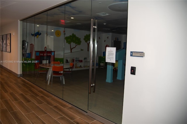 view of dining area