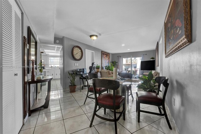 dining room with baseboards