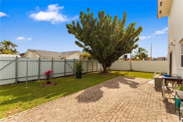 view of patio / terrace with a fenced backyard