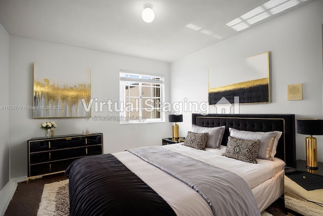 bedroom featuring carpet flooring