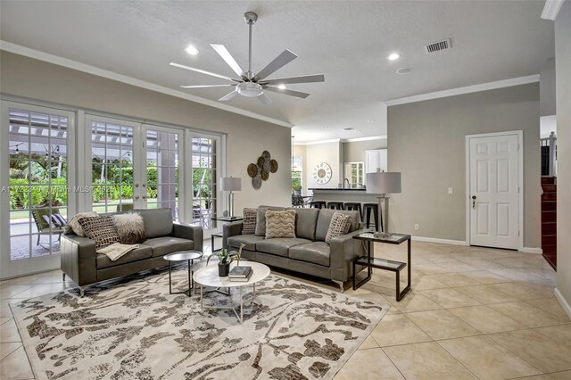 unfurnished bedroom featuring dark wood-type flooring, a walk in closet, ornamental molding, and a textured ceiling