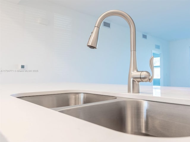 interior details with sink