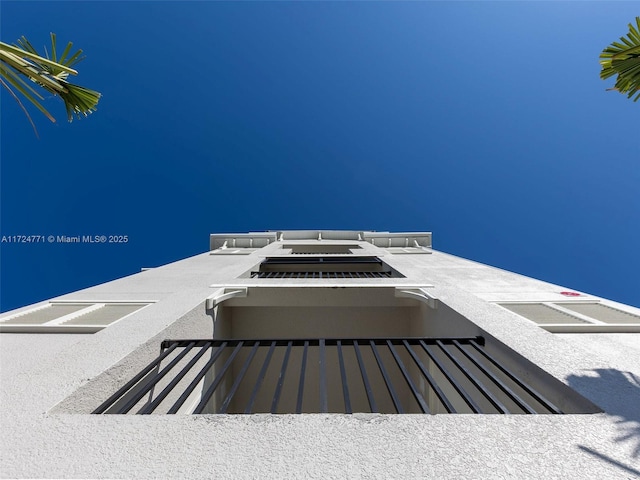 view of patio with a balcony