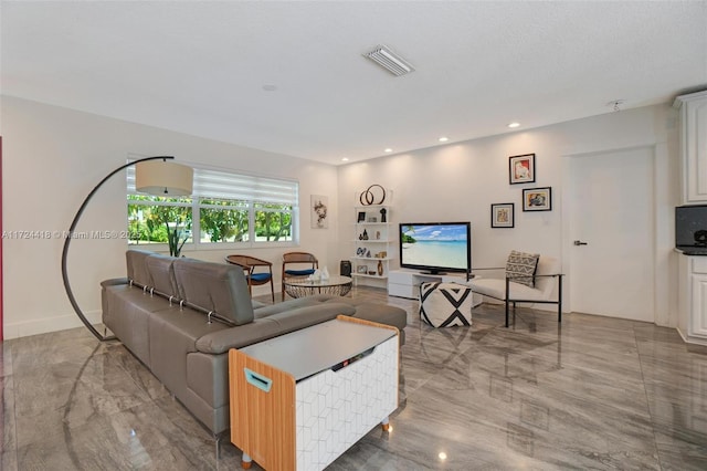 15100 SW 89th Ct, Palmetto Bay, FL 33176 - living room with visible vents and recessed lighting