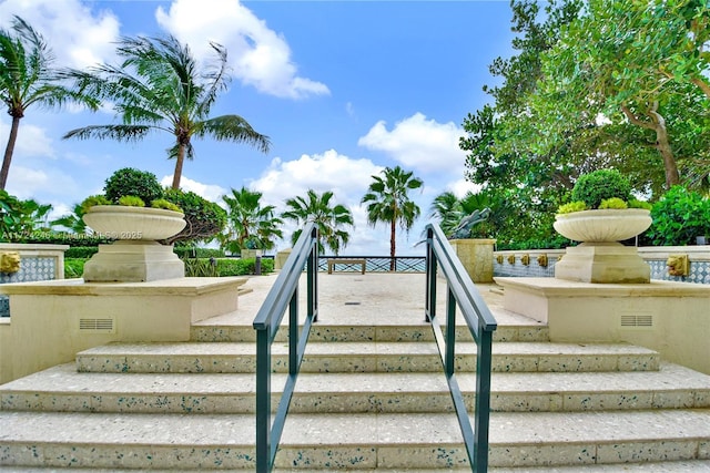 view of staircase