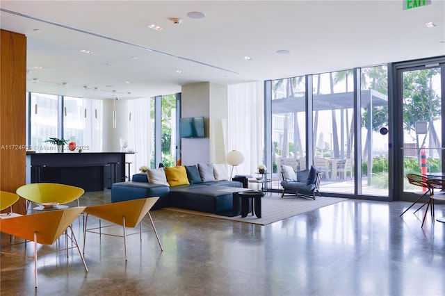 650 NE 32nd St Unit 2703, Miami, FL 33137 - building lobby with floor to ceiling windows