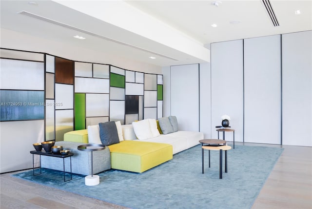 650 NE 32nd St Unit 2703, Miami, FL 33137 - living area featuring wood finished floors