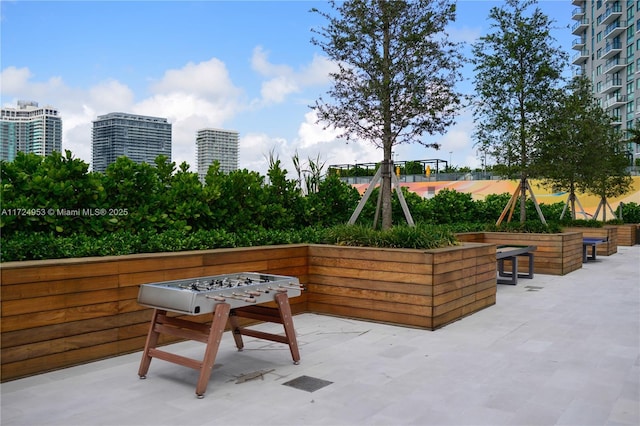 650 NE 32nd St Unit 2703, Miami, FL 33137 - view of patio with a view of city