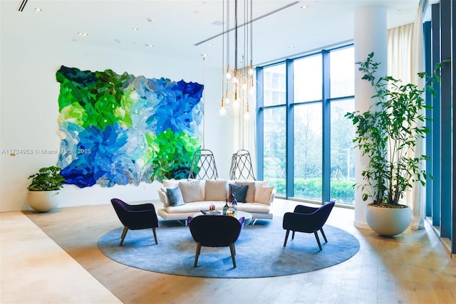 650 NE 32nd St Unit 2703, Miami, FL 33137 - lobby with floor to ceiling windows