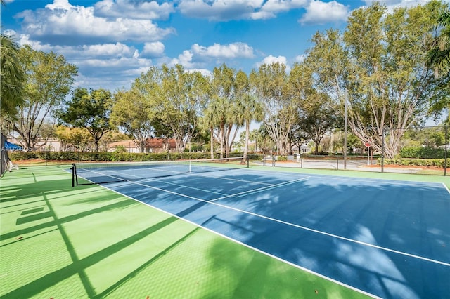 view of sport court