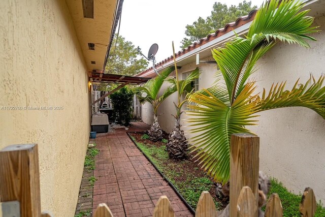 view of yard with a patio